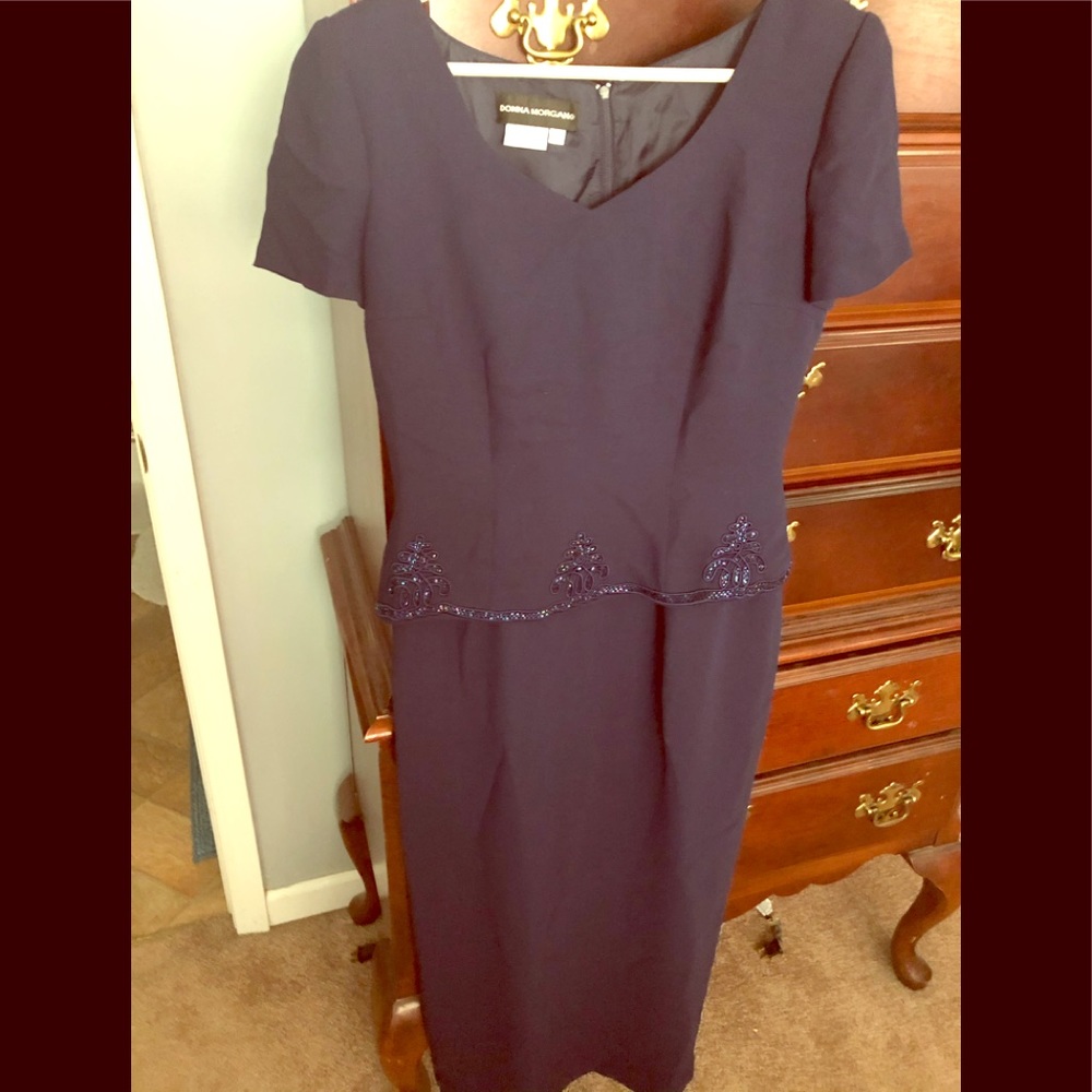 Donna Morgan navy dress - Picture 1 of 3